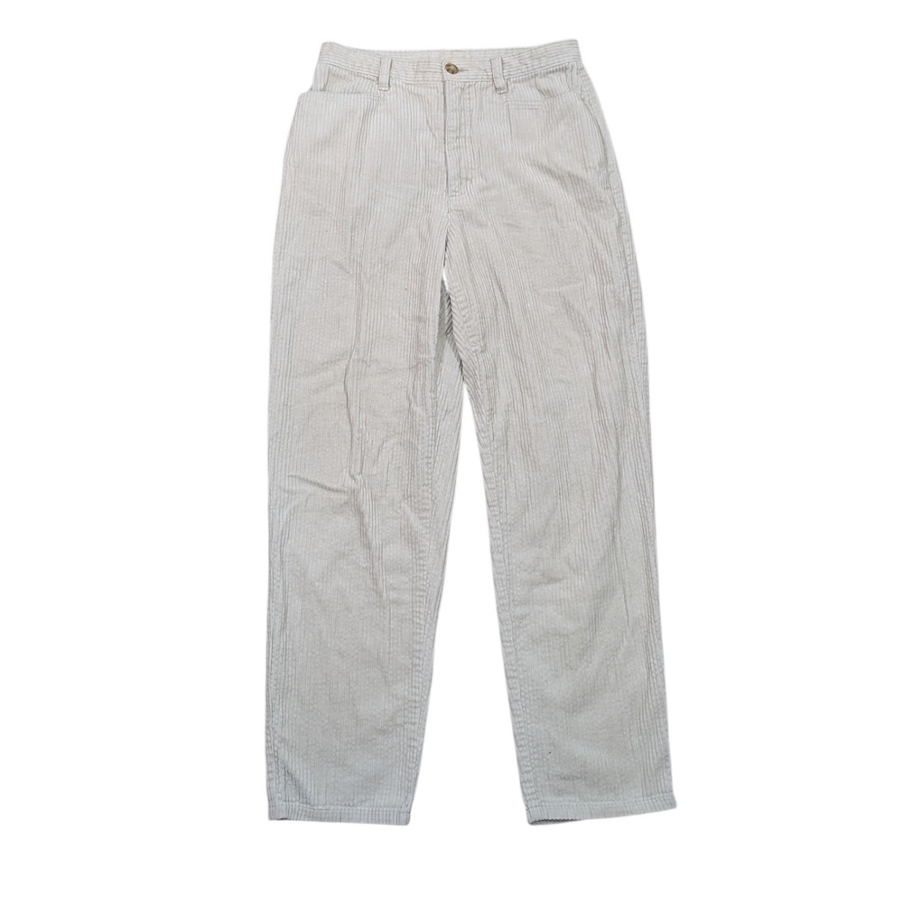 Vintage Liz Claiborne Off White Corduroy Pants Size 10P